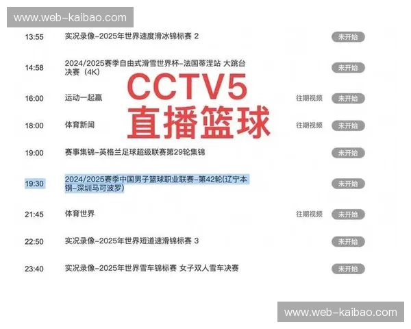 体育直播观看指南，尽享赛事精彩瞬间！